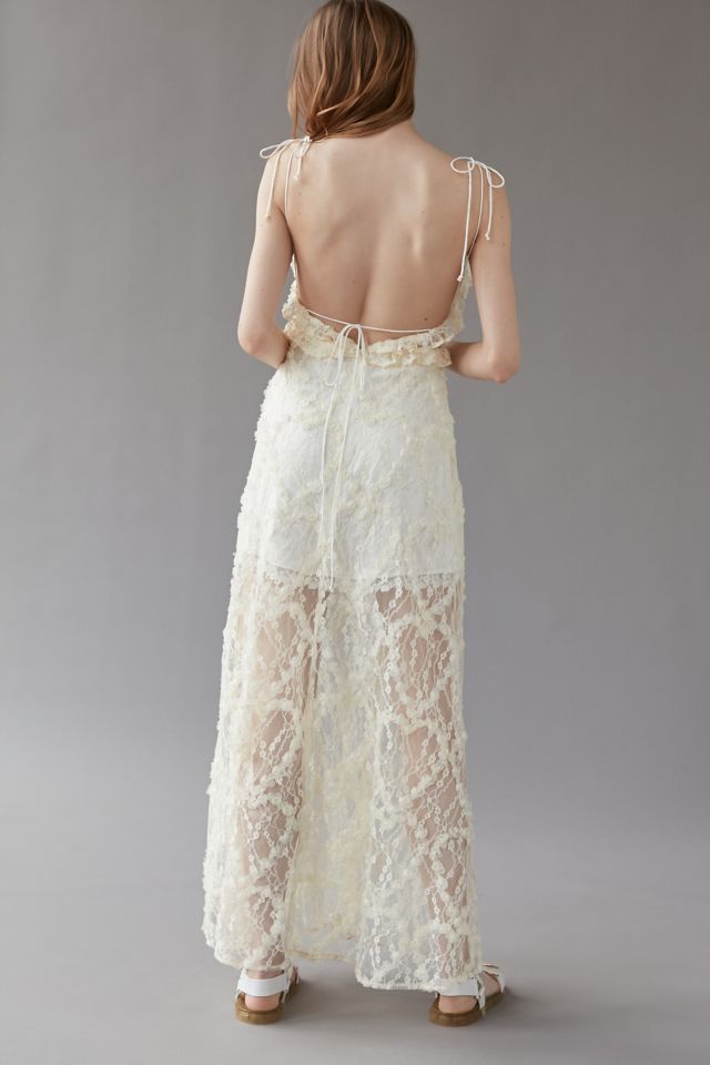 For Love & Lemons Ysabelle Lace Maxi Dress #1