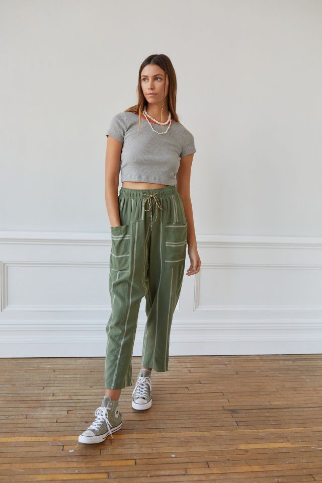 UO Mara Linen Harem Pant