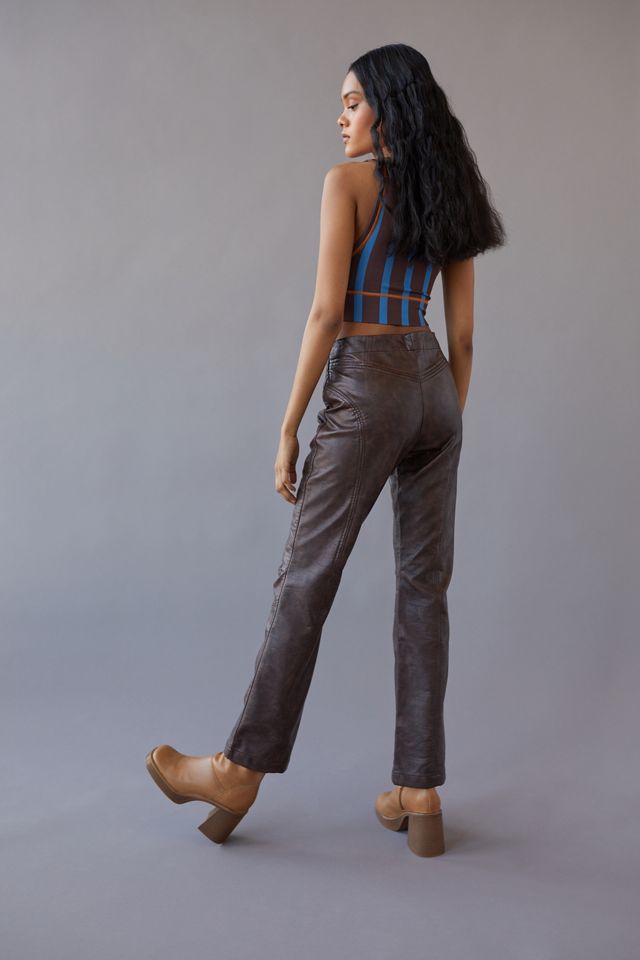 UO Ryder Faux Leather Pant #1