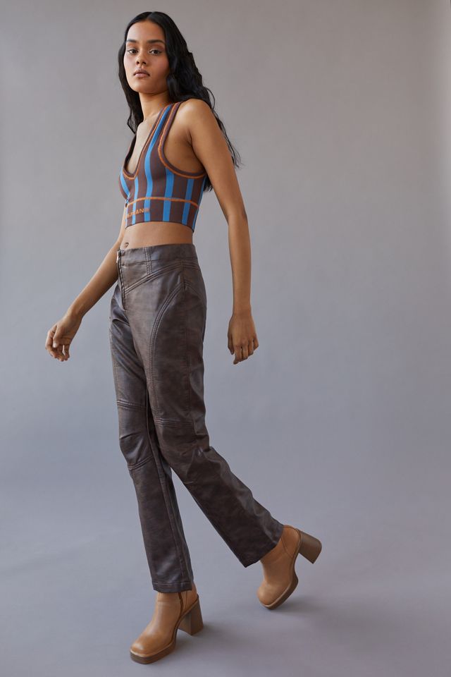 UO Ryder Faux Leather Pant #2