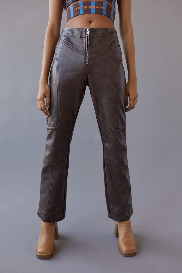 UO Ryder Faux Leather Pant #3