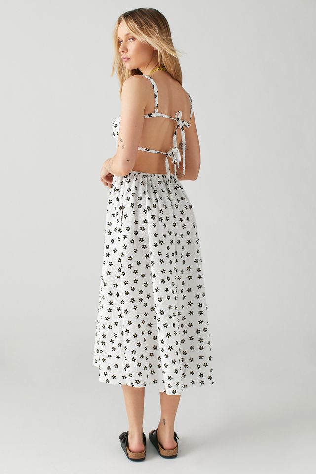 for love and lemons brenda midi dress For Love & Lemons Brenda Floral Midi Dress
