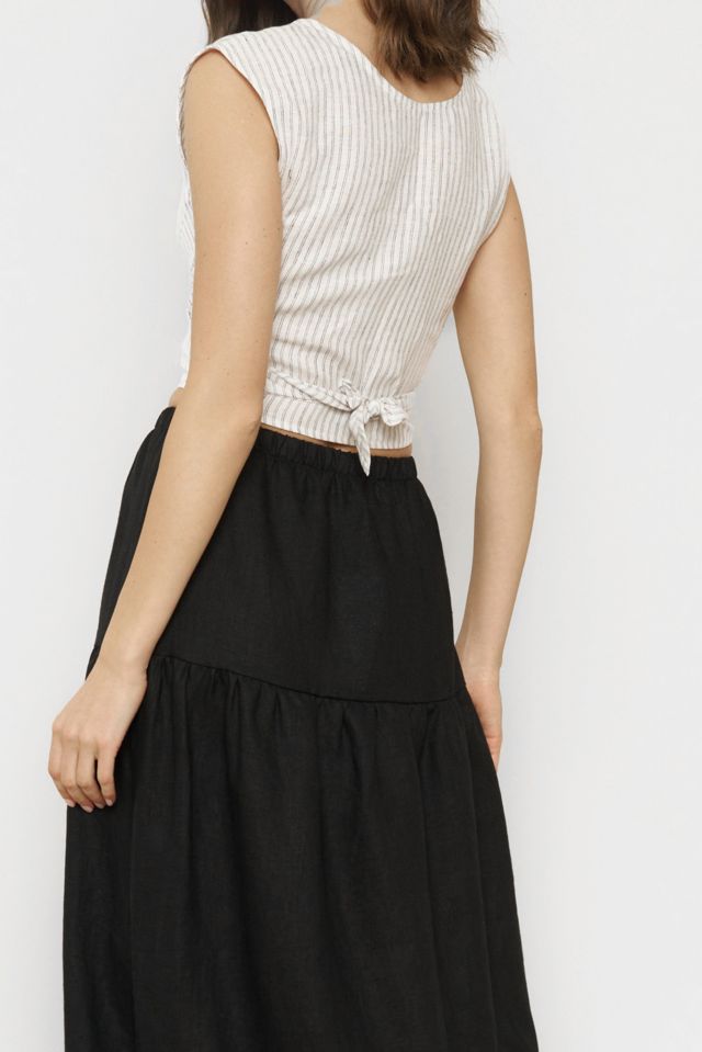 Whimsy + Row Valentina Reversible Linen Top #2