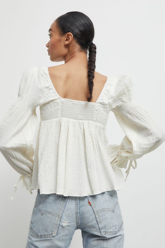 Blouse UO Allie à Manches Attachées #1