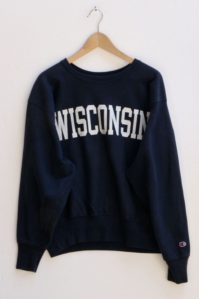 Vintage Reverse Weave Champion University of Wisconsin Sweatshirt on sale Sz S