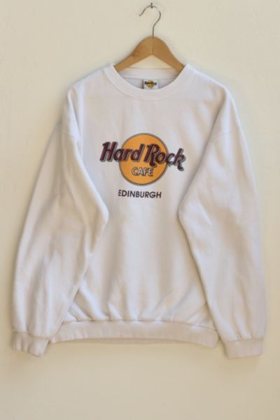 Vintage Hard Rock Cafe Edinburgh Crewneck Sweatshirt Urban Outfitters