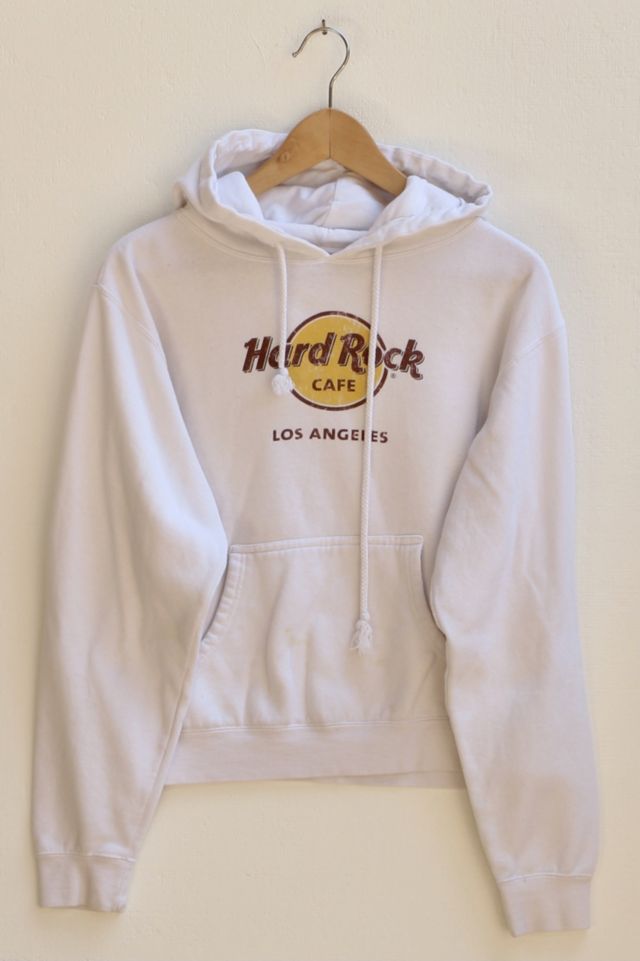 Vintage Hard Rock Cafe Los Angeles Hooded Sweatshirt Urban Outfitters