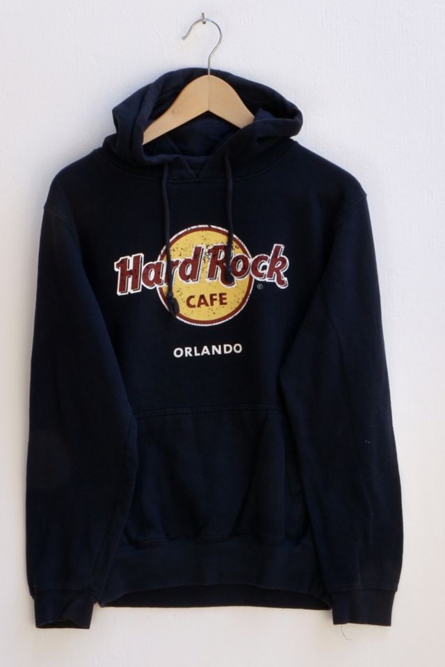 Vintage Hard Rock Cafe Orlando Hooded Sweatshirt Urban Outfitters