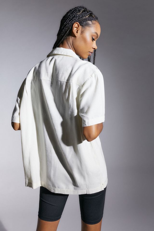 UO Chris Crochet Souvenir Button-Down Top #1