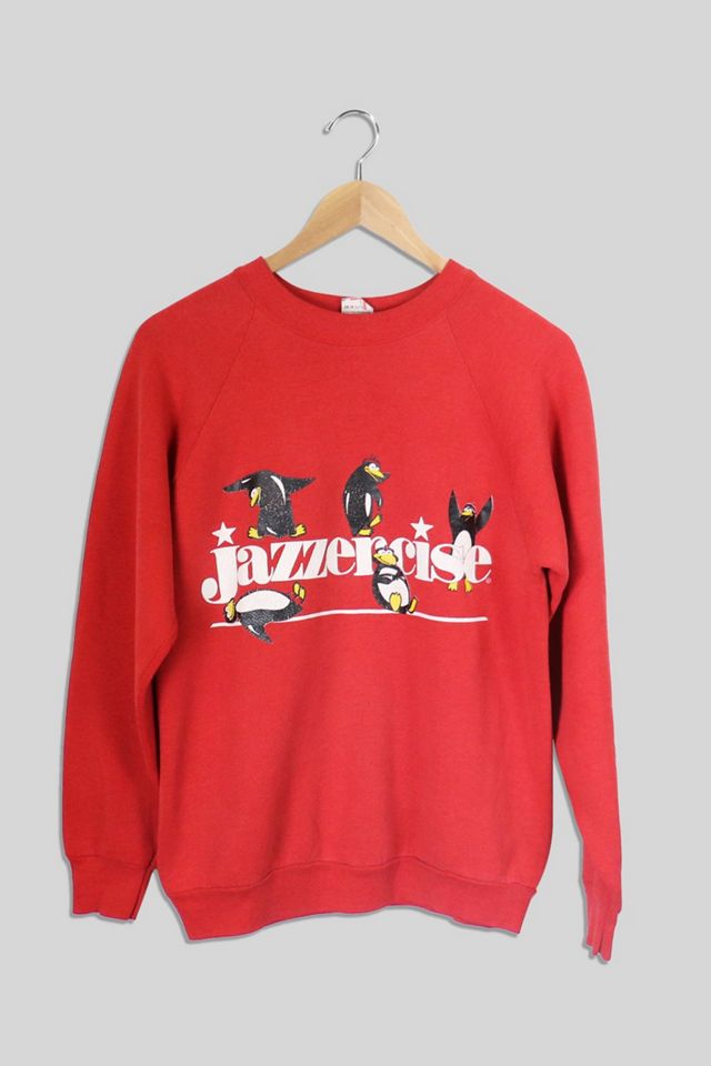 Vintage Jazzercise Penguin Crewneck Sweatshirt