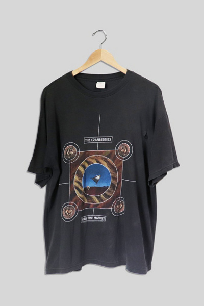 T-shirt Vintage Années 90 The Cranberries - Dolores O'Riordan - Blanc - C162