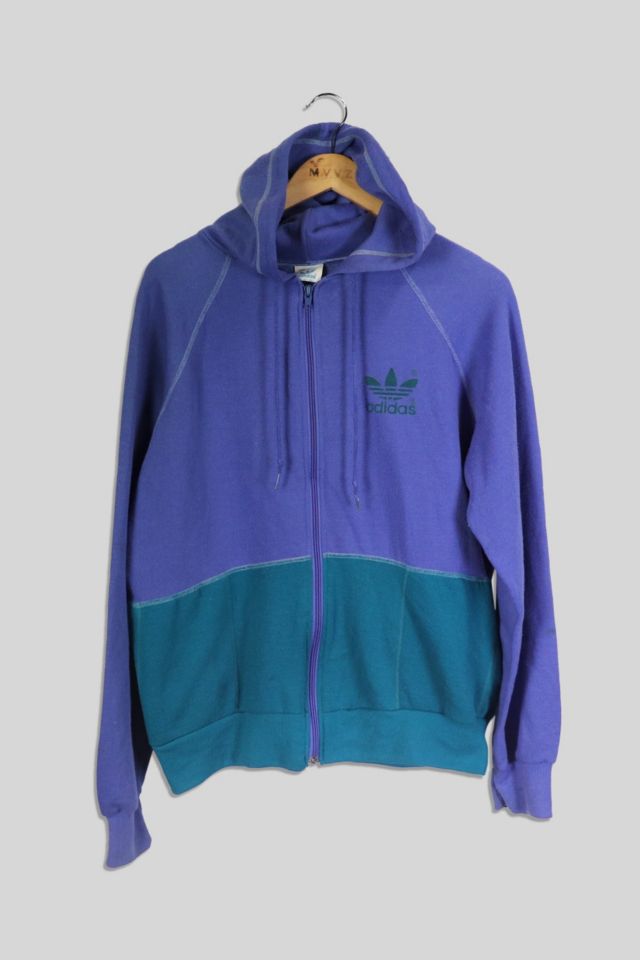 Vintage Adidas 1980s Zip Up Sweatshirt | Urban Outfitters