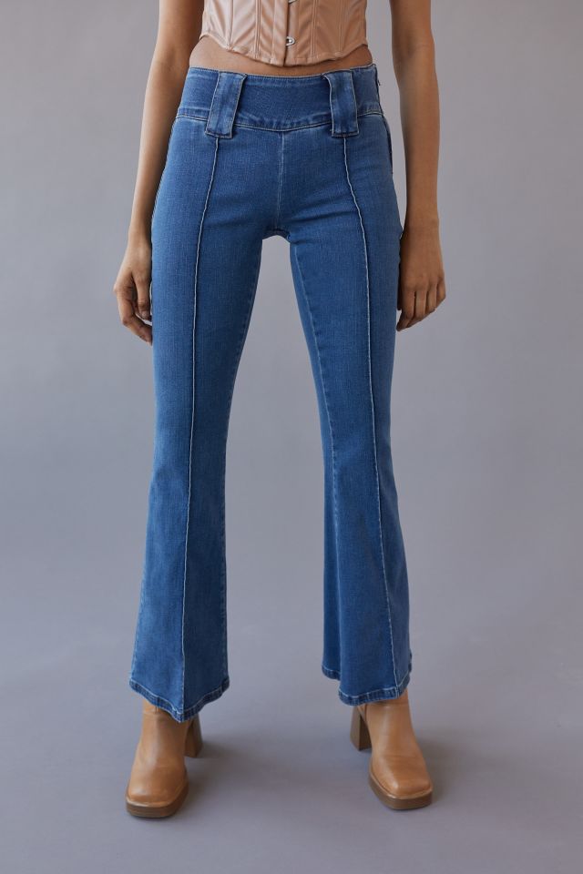 Jean Évasé Taille Basse Missy BDG — Indigo #2