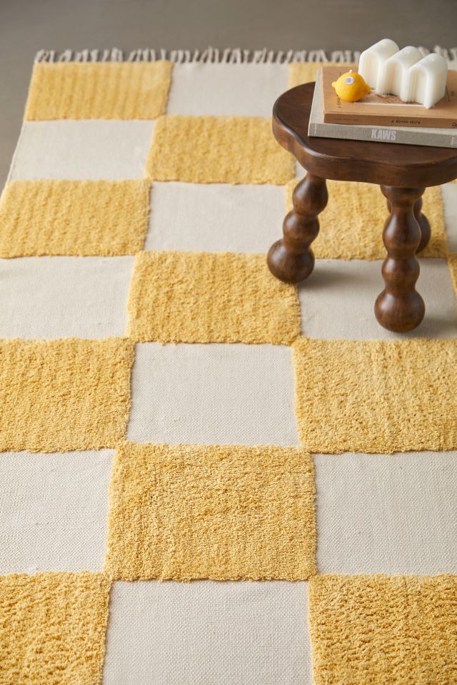 Michah Checkerboard Hilo Tufted Rug #1