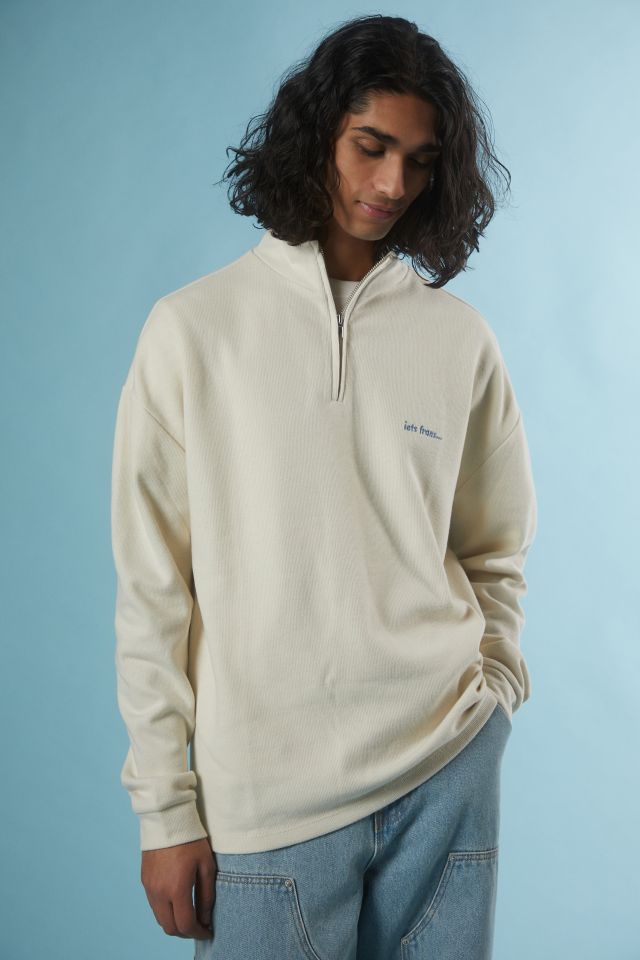 iets frans… Zip Mock Neck Sweatshirt | Urban Outfitters