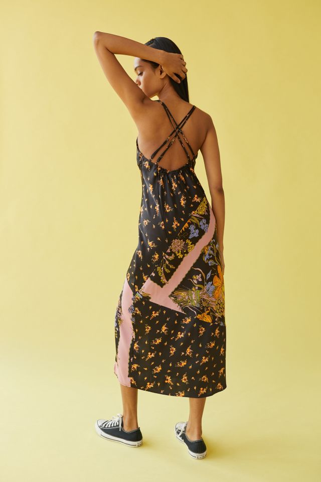 UO Samira Satin Slip Dress #1