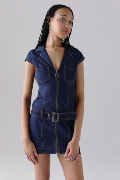 jean dress urban outfitters