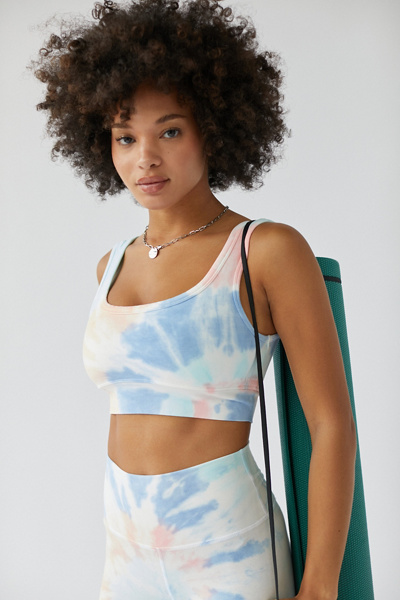 Electric & Rose Fairfax Tiedye Sports Bra In Blue Multi ModeSens