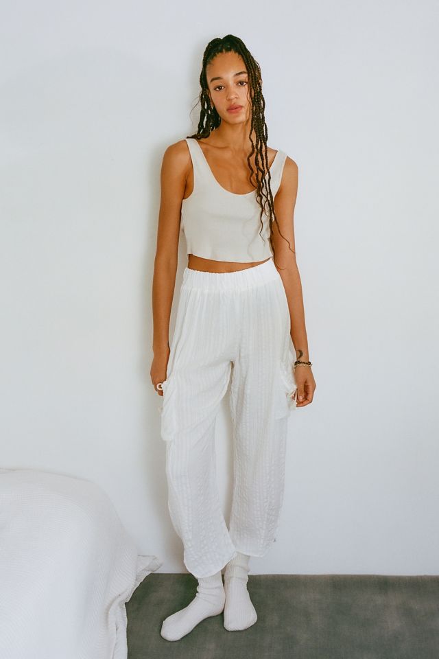 Urban outfitters hot sale white trousers