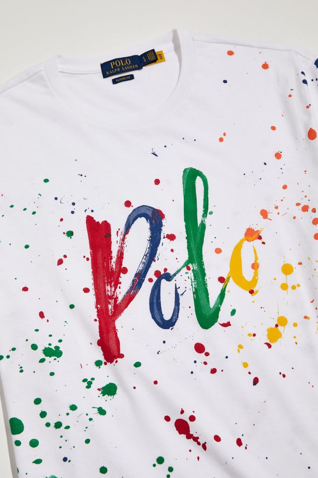 Polo Ralph Lauren Paint Splatter Logo Tee #1