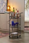 Round Industrial Bar Cart | Urban Outfitters