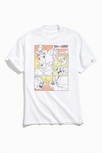 Tom & Jerry Comic Panel Tee | Urban Outfitters