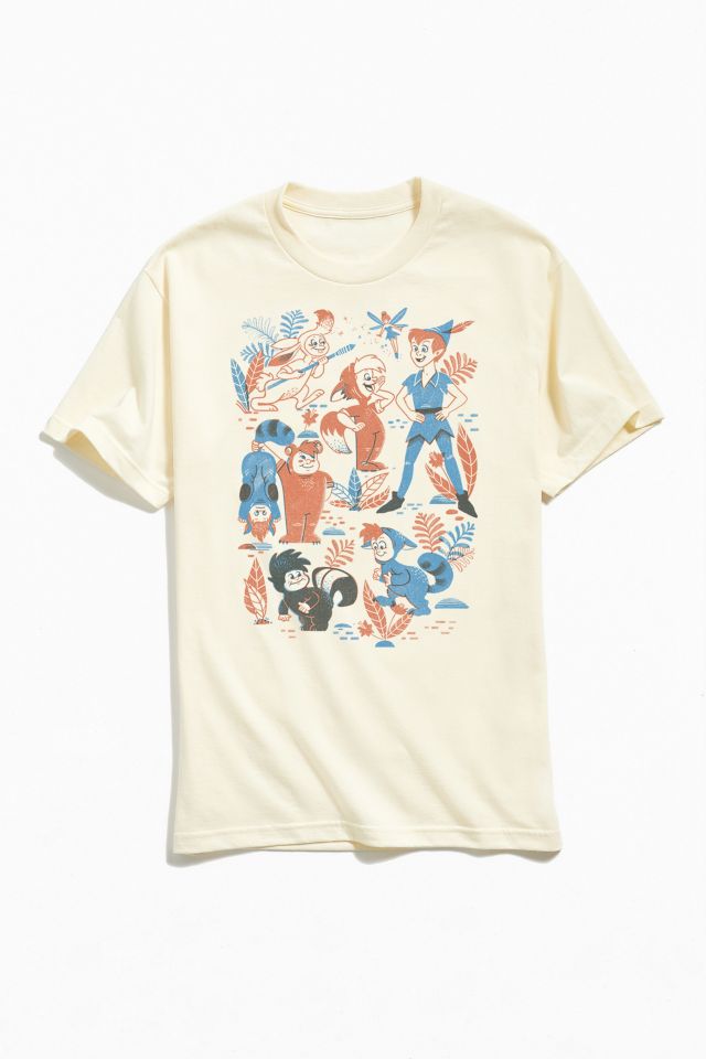 Peter Pan Woodland Group Tee | Urban Outfitters