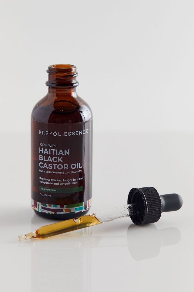 Huile de Ricin Noir Haïtien Kreyòl Essence Romarin Menthe #1