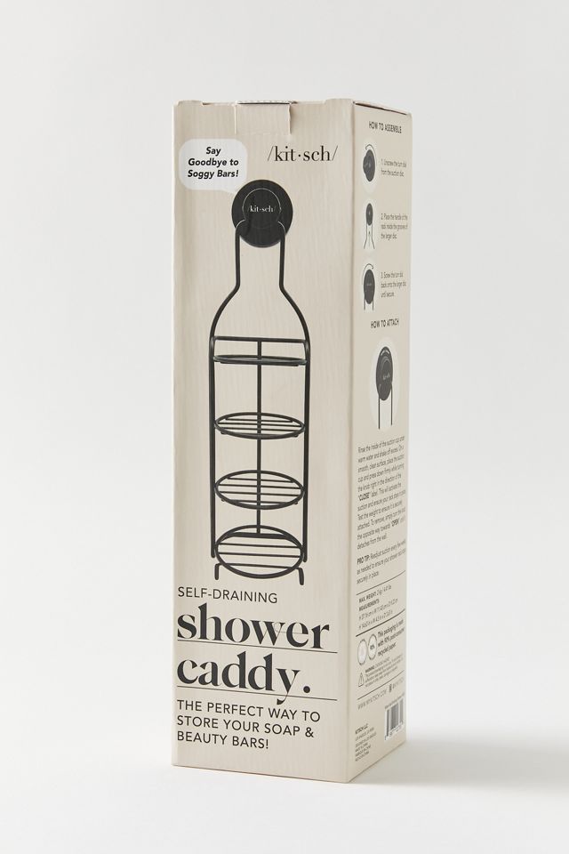 KITSCH Self-Drain Shower Caddy