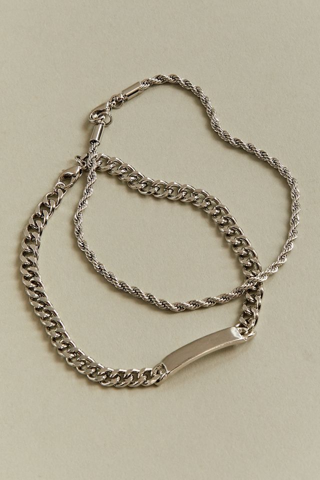 Tag Layered Chain Bracelet | Urban Outfitters