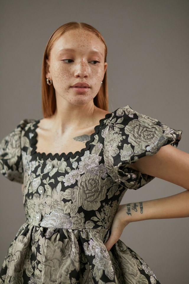 Sister Jane Spiral Jacquard Mini Dress #3