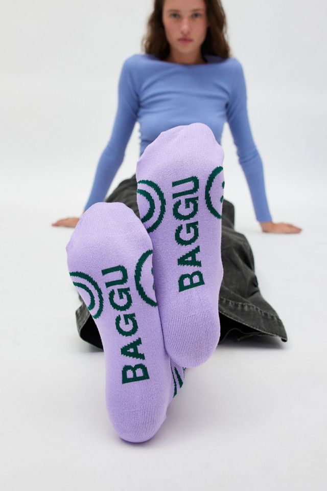 BAGGU Happy Crew Socks #1