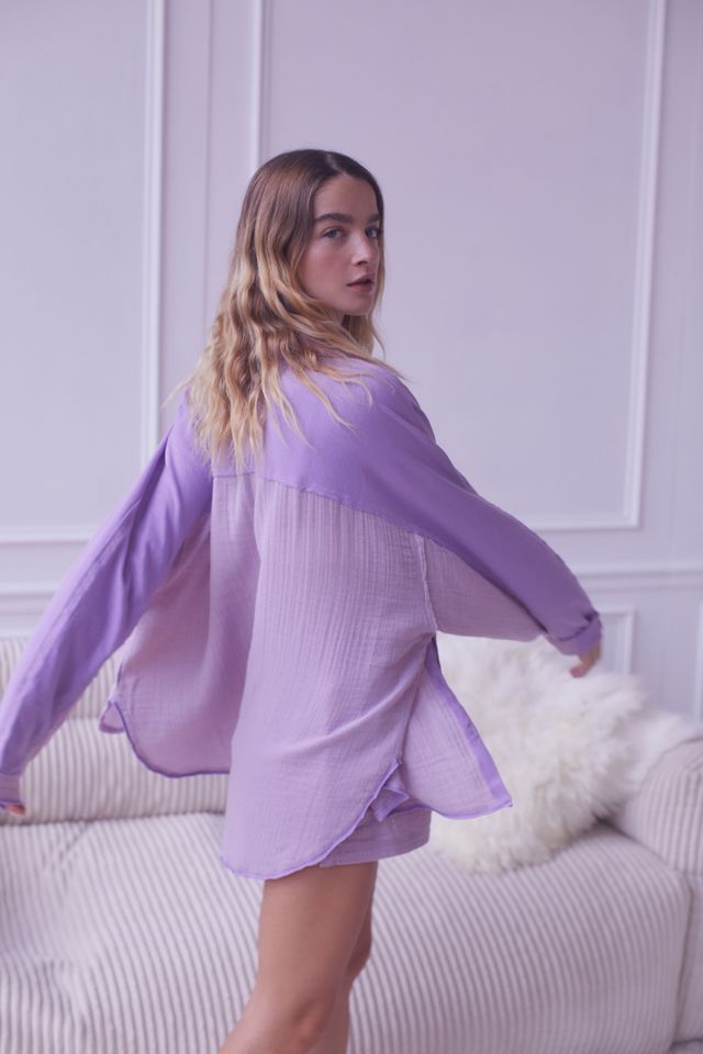 Out From Under Palmer Oversized Button-Down Shirt #1