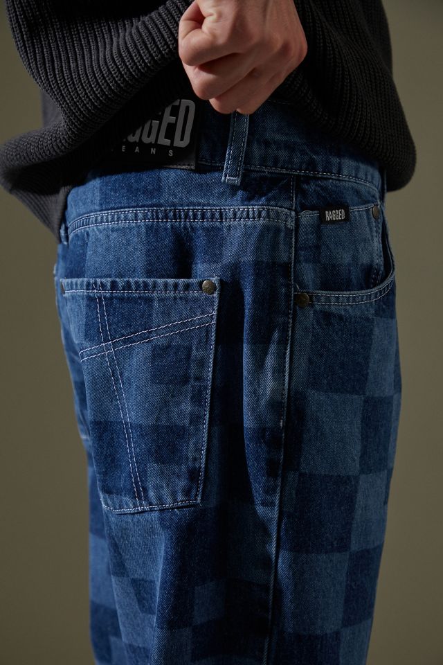 The Ragged Priest Arrival Checkerboard Jean #3