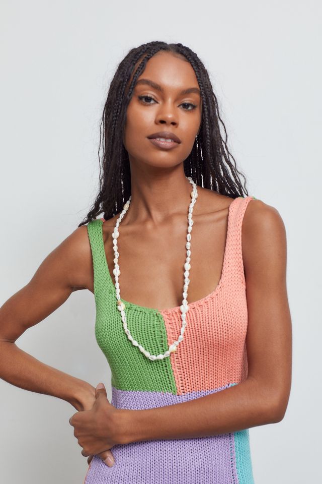 UO Kelsie Knit Colorblock Mini Dress #2