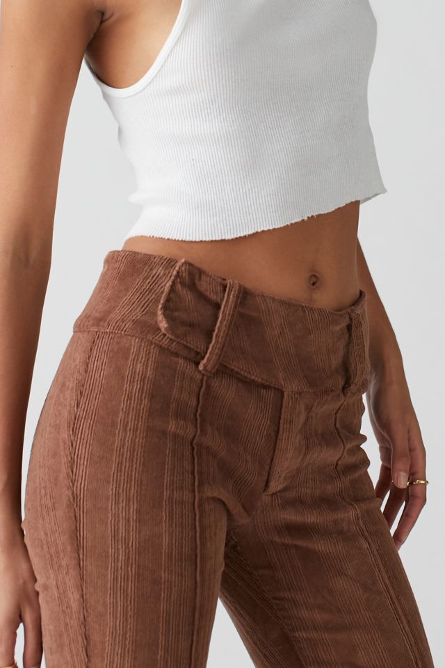 Pantalon Évasé en Velours Côtelé UO Tony #3