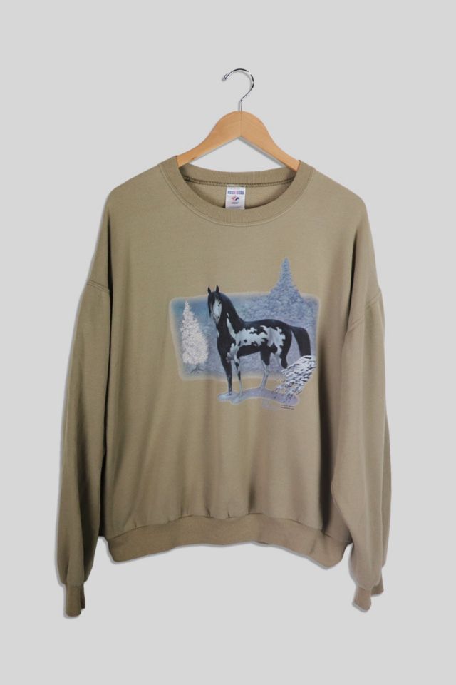 Vintage horse sweatshirt hot sale