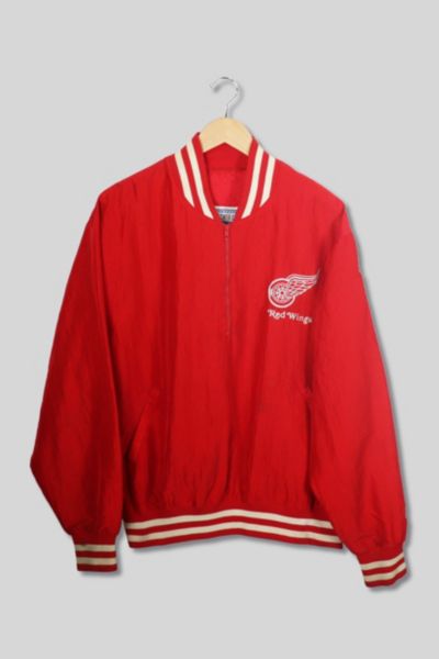 Starter Detroit Red Wings Home Team Half-Zip Jacket L / Red Wings Red Mens Outerwear