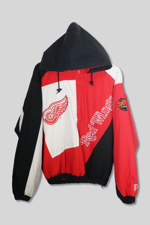 Vintage Pro Player Detroit Red Wings Half Zip Jacket | Urban