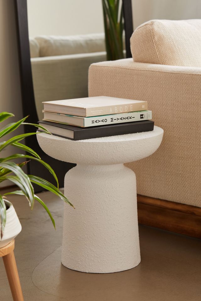 Pedestal deals side table