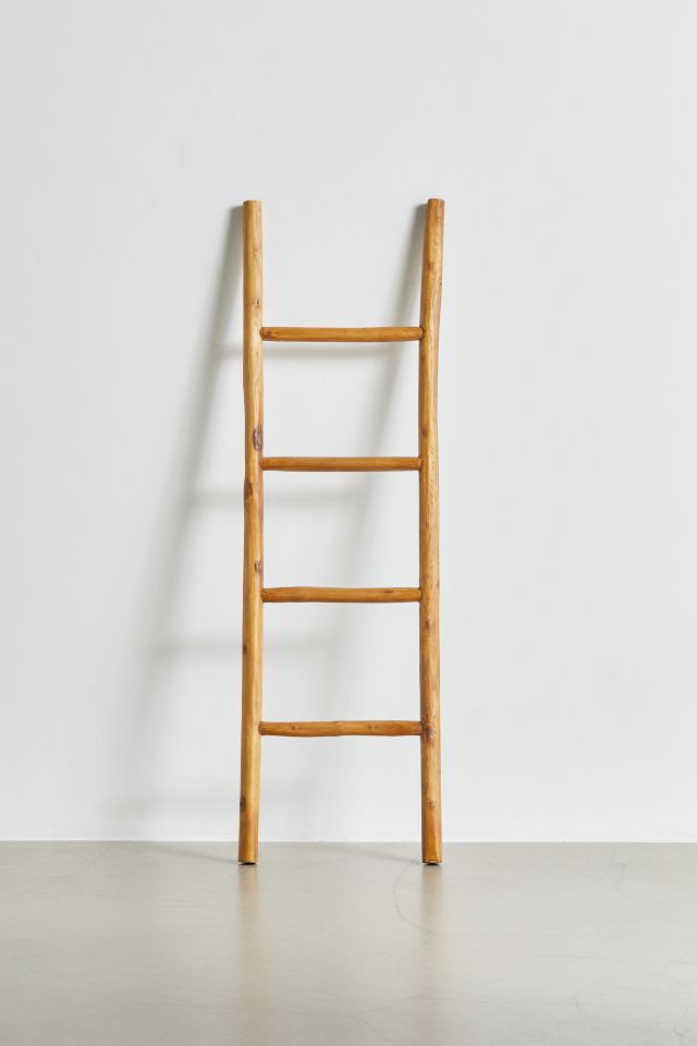 Teak Wood Storage Ladder Urban Outfitters