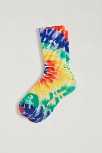 Polo Ralph Lauren Spiral Tie-Dye Crew Sock | Urban Outfitters
