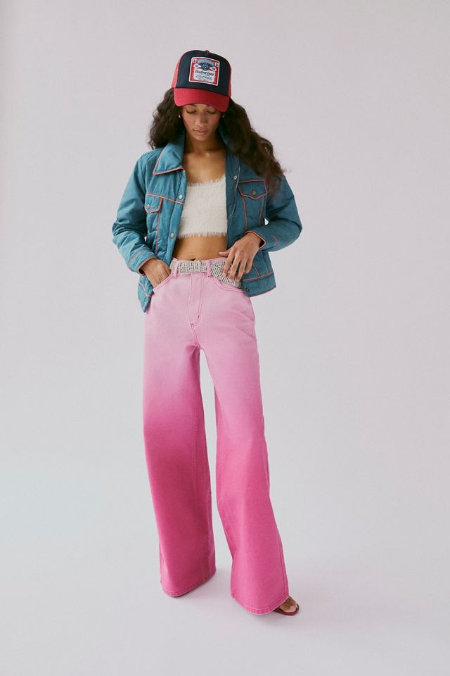 urbanoutfitters.com | BDG Skater Baggy Jean — Pink Ombre