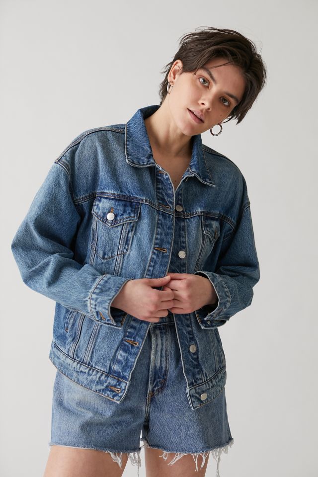 BDG Carly Denim Boyfriend Trucker Jacket | Urban Outfitters