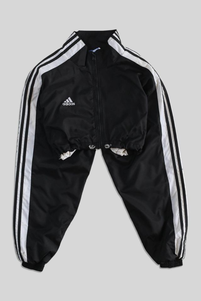 Adidas cropped sale windbreaker jacket