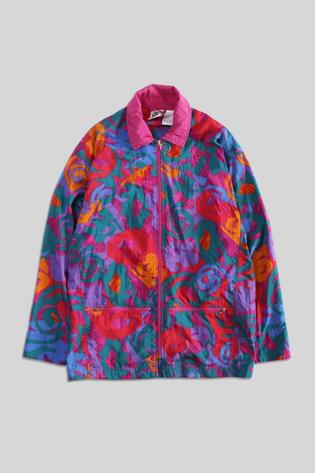 Vintage Nike Colorful Swirls Windbreaker Jacket Urban Outfitters