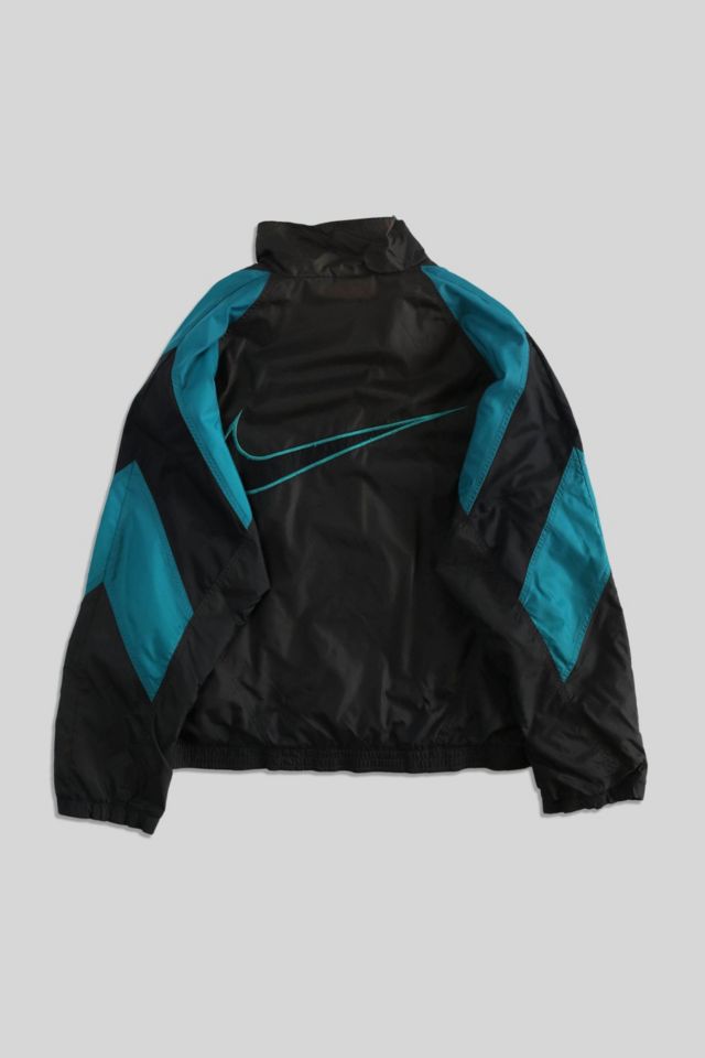 Nike teal windbreaker best sale