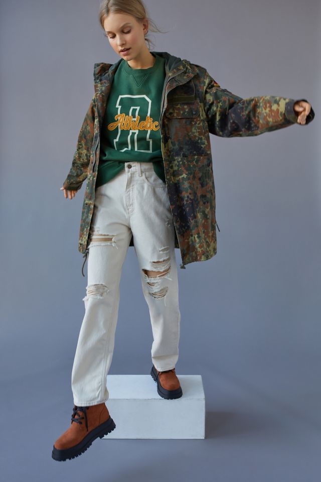 Veste longue à capuchon camouflage Urban Renewal Vintage #1