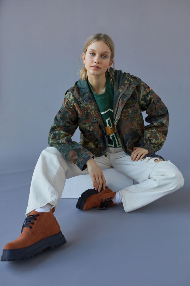 Veste longue à capuchon camouflage Urban Renewal Vintage #4