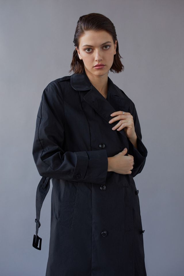 Old Entelier Urban Trench Coat Beige